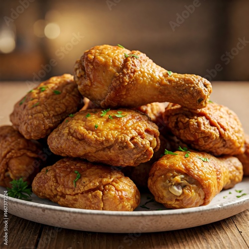 fried chicken on a plate