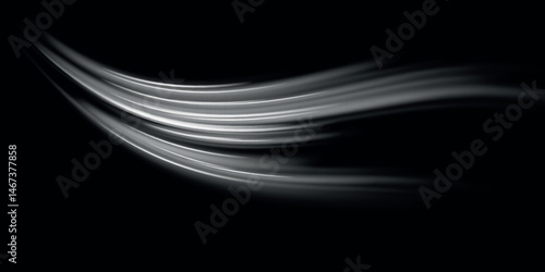 Stream of fresh wind png. Imitation of the exit of cold air from the air conditioner.
