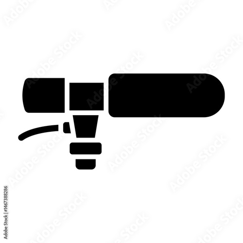 Perm Camera Mic  Vector Glyph Icon Design