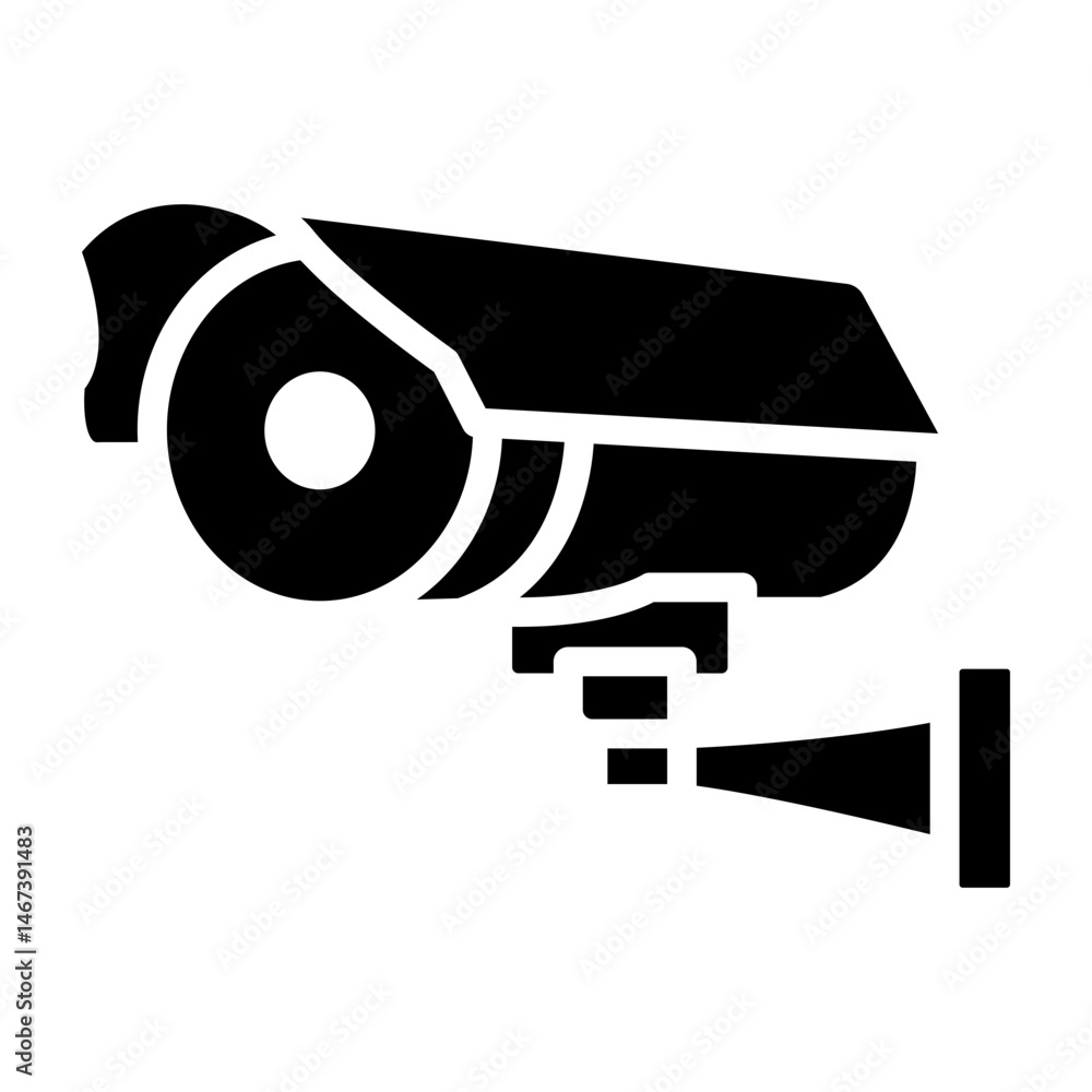 Cctv Camera Vector Glyph Icon Design Cctv Camera Vector Glyph Icon Design