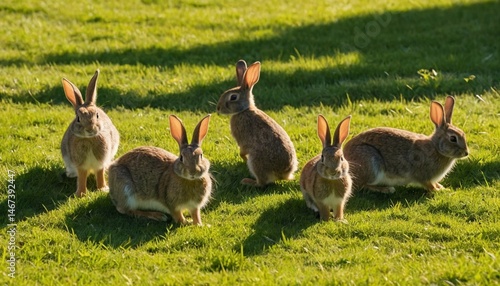 Meadow Rabbits: A Gathering of Cottontails