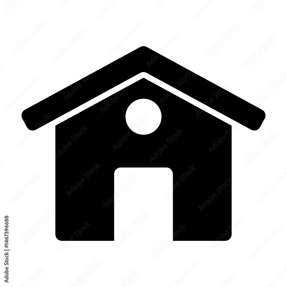 Home Vector Glyph Icon Design Home Vector Glyph Icon Design