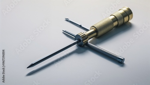 Wallpaper Mural Photorealistic image of a screwdriver set in an open toolbox Torontodigital.ca