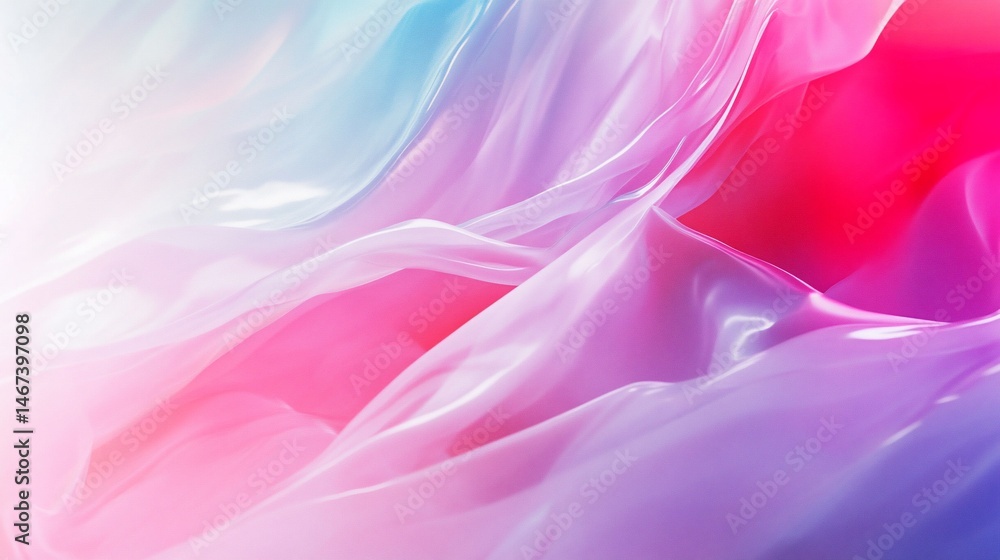Iridescent Fluid Surface with Pink, Blue, and Purple Color Gradients Iridescent Fluid Surface with Pink, Blue, and Purple Color Gradients