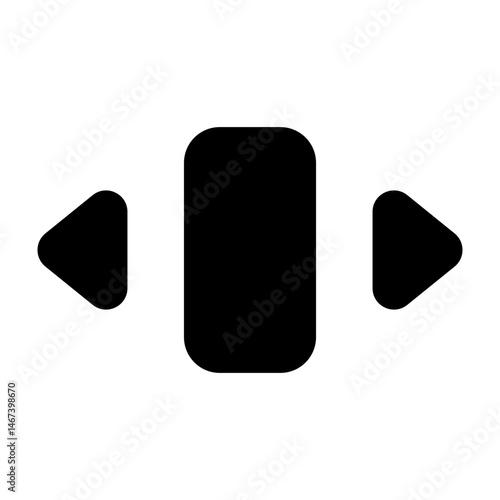 Split  Vector Glyph Icon Design