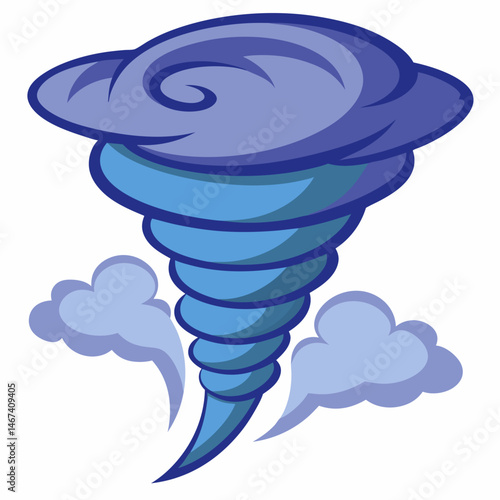 illustration of a tornado