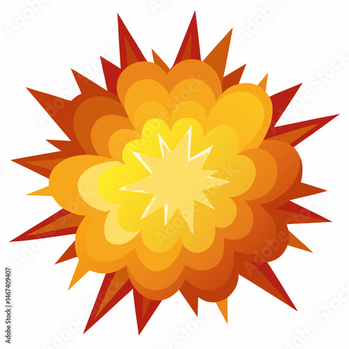 explosion vector illustration