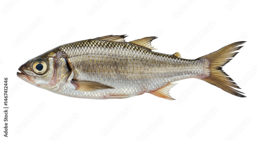 Isolated Silver Fish Aquatic Animal Isolated Silver Fish Aquatic Animal