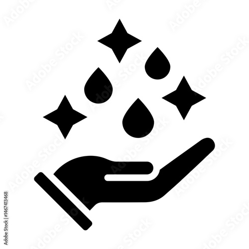 Hygiene  Vector Glyph Icon Design