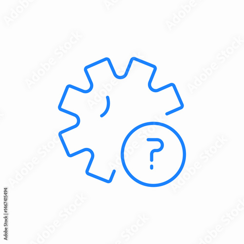 virus and question mark icon sign vector