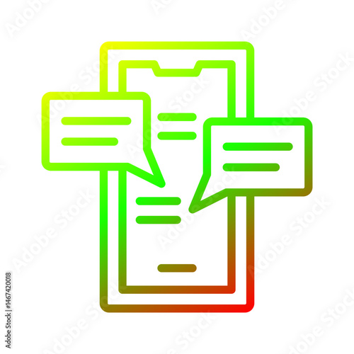 Obraz na płótnie message icon w salonie