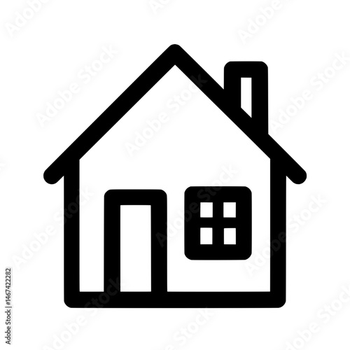 House icon on transparent background