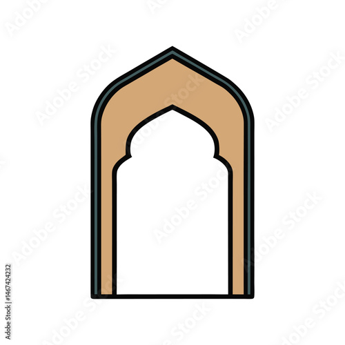 Free Download Vintage mosque arch window silhouette vector illustration. Islamic architecture element, traditional ornamental black design

 - GFXLoad