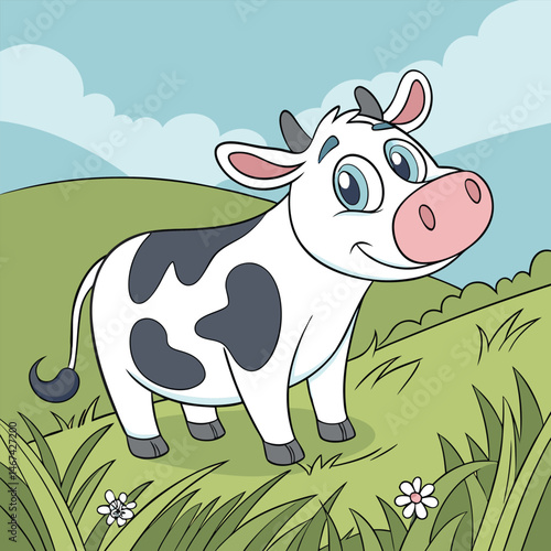 cow on a meadow