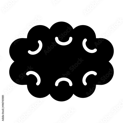 Clay  Vector Glyph Icon Design