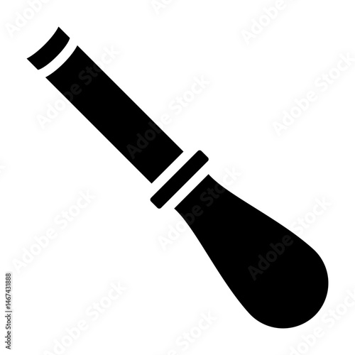 Wood Carving Tools  Vector Glyph Icon Design