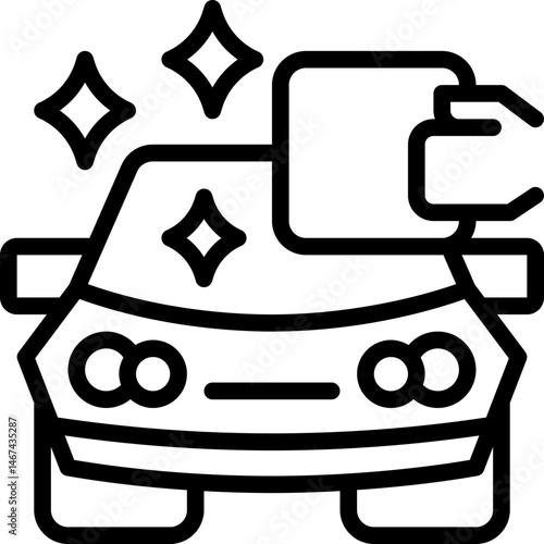 Car clean icon