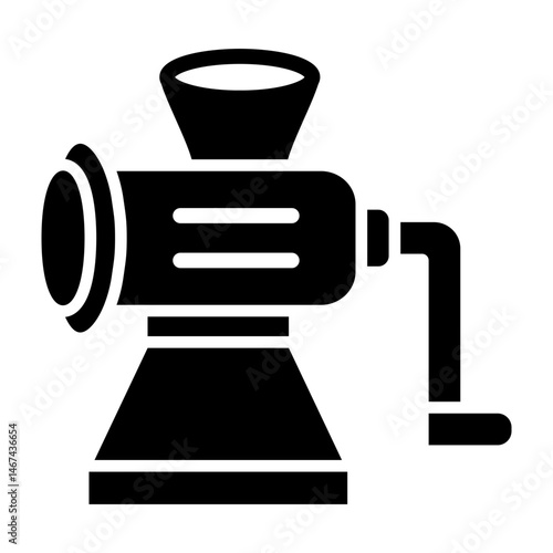 Mincer  Vector Glyph Icon Design