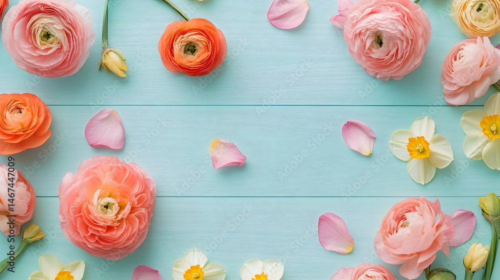 Beautiful spring garden background with blooming pink tulips and blue forget-me-nots in pastel hues
Beautiful spring garden background with blooming pink tulips and blue forget-me-nots in pastel hues