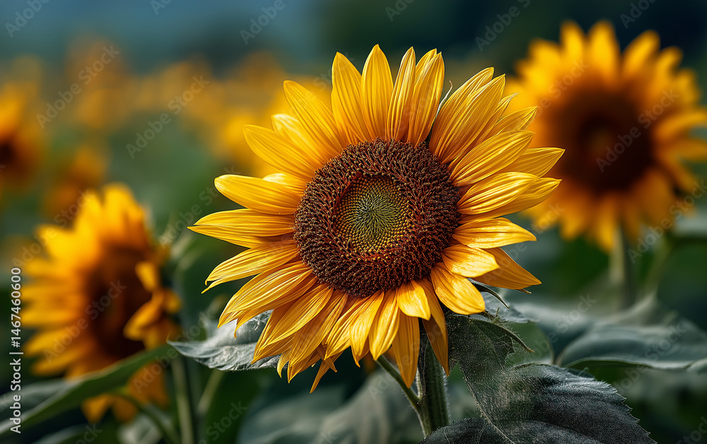 Fototapeta premium sunflower in the field
