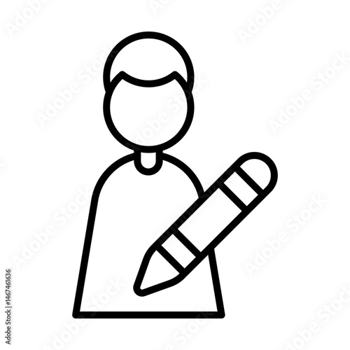 Author  icon design