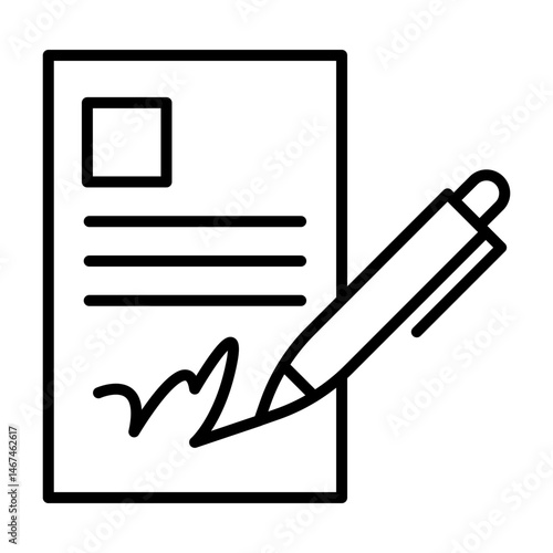 Book Signing  icon design