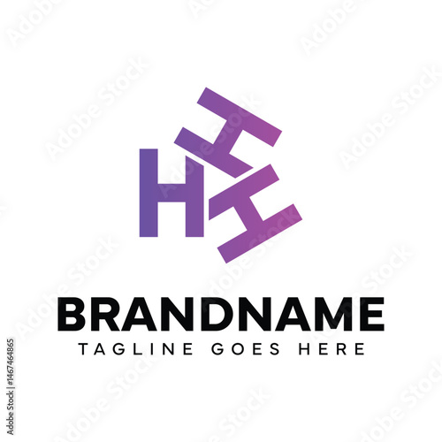 Letters HHH Play Logo, symbolizing fun, motion, and digital creativity