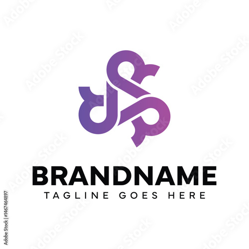 Letters RRR Play Logo, symbolizing fun, motion, and digital creativity