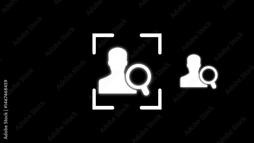 Business customer searching target or Employment sign searching with magnifynig icon . Human resource and recruitment for business. Clean target with numbers for shooting range or shooting animation. Business customer searching target or Employment sign searching with magnifynig icon . Human resource and recruitment for business. Clean target with numbers for shooting range or shooting animation.