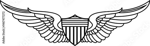 US ARMY BASIC AVIATOR PATCH SVG FILE