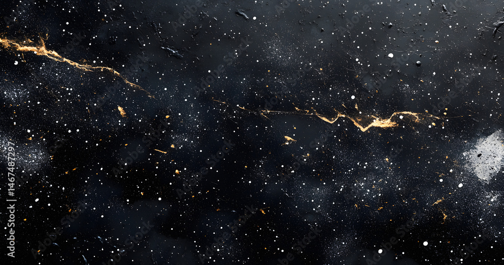 black distressed overlay background with tiny white particles scattered across it, creating an impression of stars or snowflakes in the night, dark background, matrix-like code