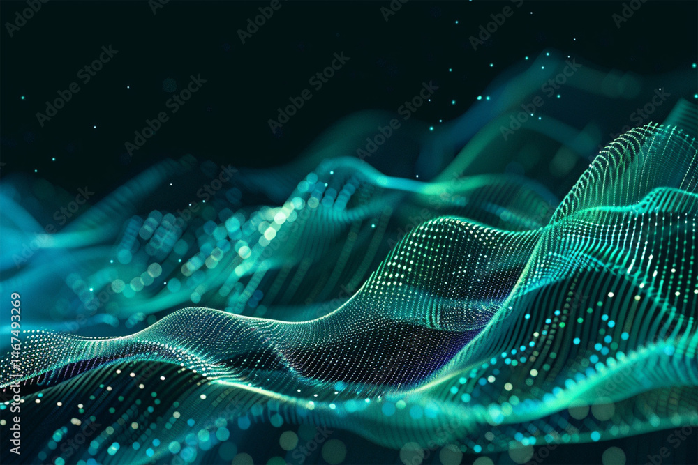Abstract digital background. Data flow information. Concept of digital communication. Big data visualization. 3D rendering. 4k Abstract digital background. Data flow information. Concept of digital communication. Big data visualization. 3D rendering. 4k