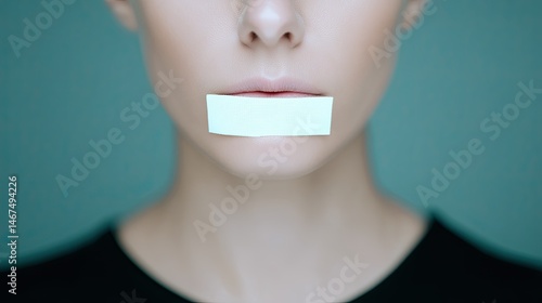 Silent expression unspoken words emotional portrait studio intimate view human experience