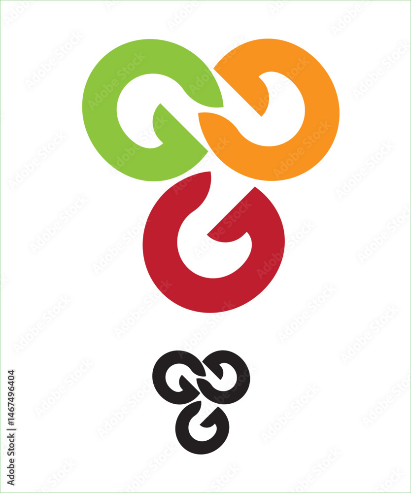 Obraz premium Modern Minimal Logo Design, Creative Logo for Branding, Editable single and clean logos