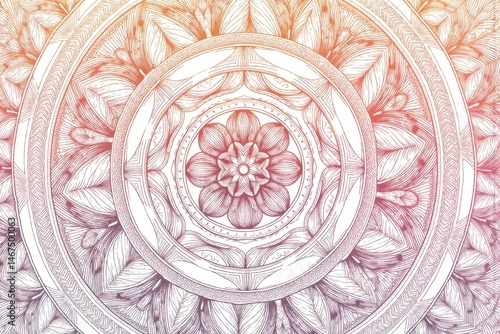 Circular mandala design