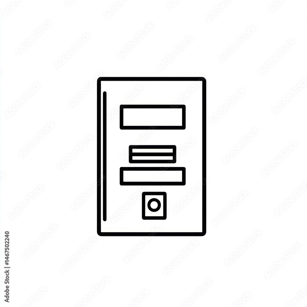 Simple Notebook Icon, Digital, Office, White Background, Website Design Simple Notebook Icon, Digital, Office, White Background, Website Design