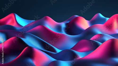 Abstract wavy landscape (5)