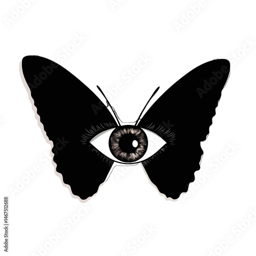 The All-Seeing Butterfly: A Mystical Vision