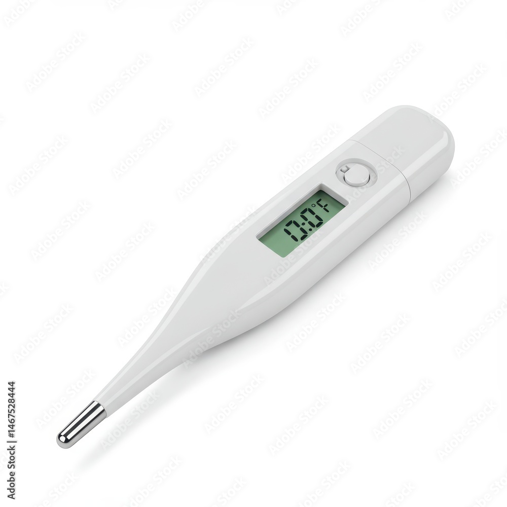 Digital medical thermometer isolated on white Digital medical thermometer isolated on white