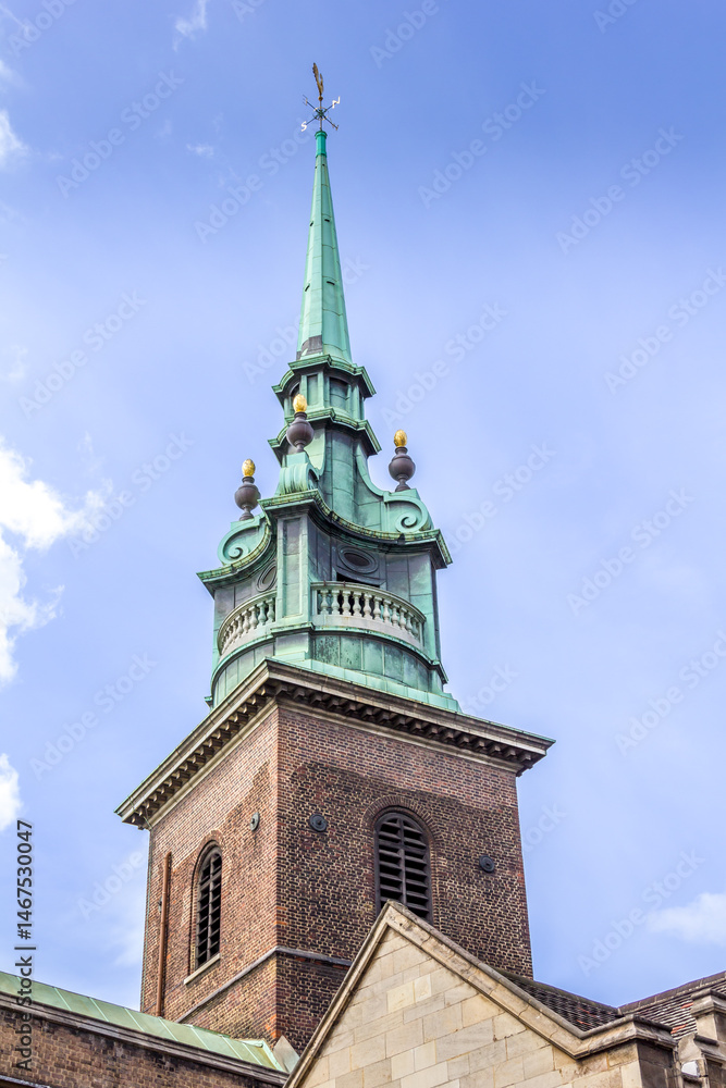 All Hallows-by-the-Tower church in London, UK
