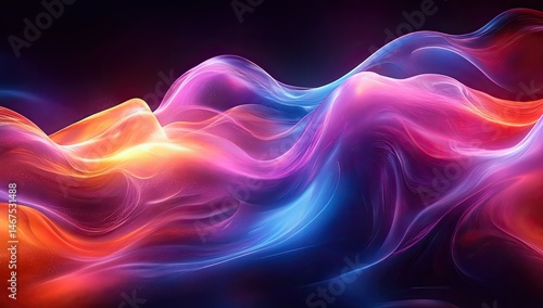 Wallpaper Mural Abstract Colorful Wave Flow. Torontodigital.ca