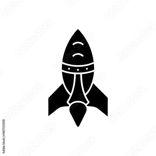 creative details Missile icon Vector Illustration