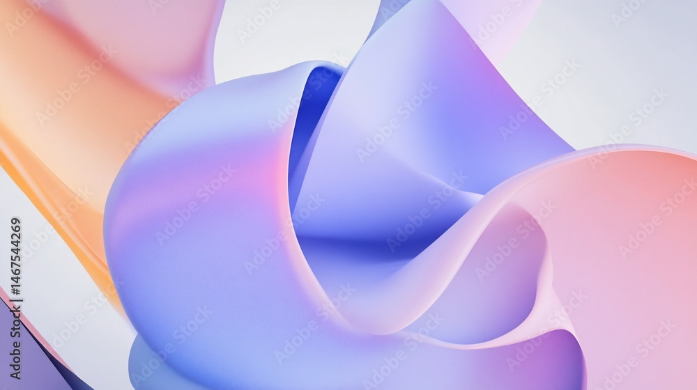 Elegant Abstract Background with Soft Pastel Colors and Flowing Shapes Elegant Abstract Background with Soft Pastel Colors and Flowing Shapes