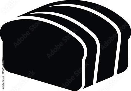 bread slice vector