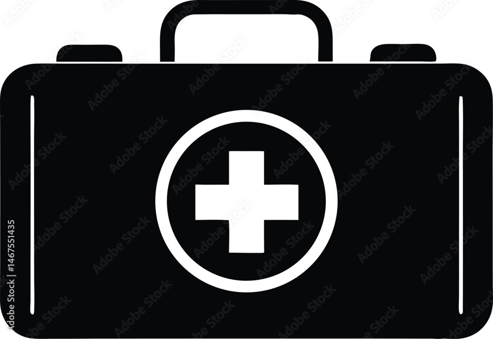 Obraz premium first aid kit vector