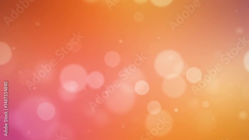 Warm Abstract Bokeh Screen