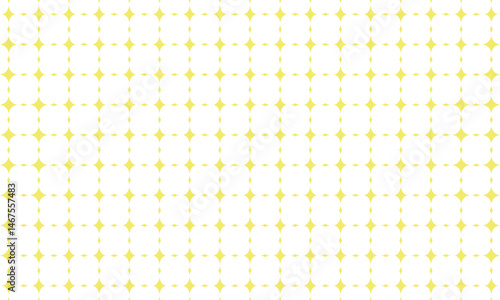 黄色のピカピカした大きいひし形のグリッド