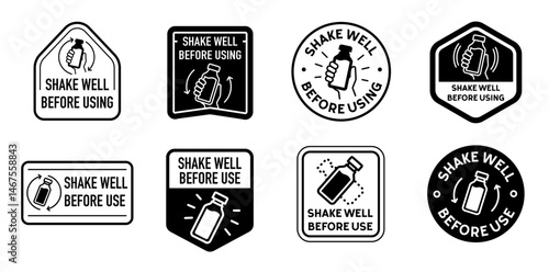 Shake before use set icon