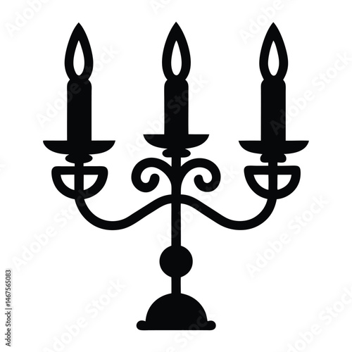 candlestick with candles