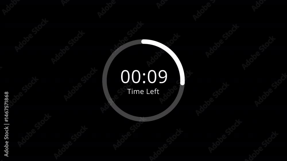 Fifteen Second countdown animation from 15 seconds to 0 seconds on a transparent background, 15 second countdown timer with alpha channel
Fifteen Second countdown animation from 15 seconds to 0 seconds on a transparent background, 15 second countdown timer with alpha channel